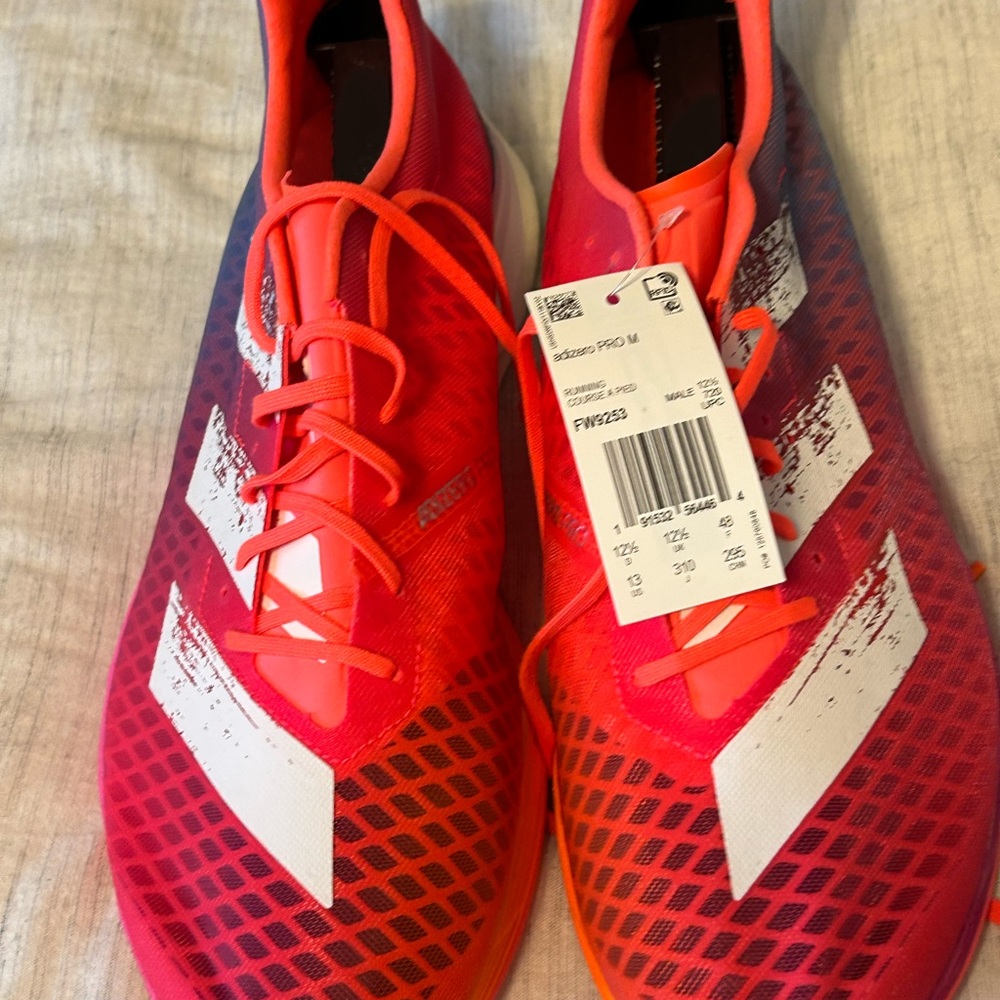 Adidas Adu zero pro running shoes pink and mix